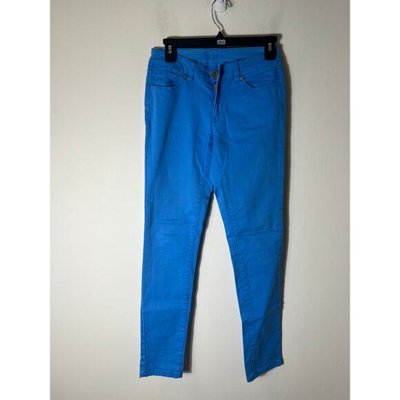 Morgan Cobalt Blue Straight Leg Jeans Sz 2 - Picture 1 of 3